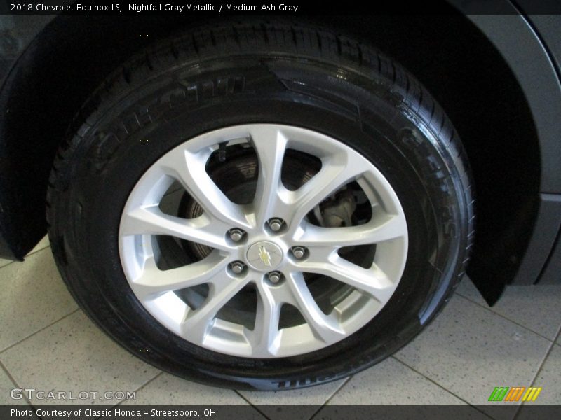 Nightfall Gray Metallic / Medium Ash Gray 2018 Chevrolet Equinox LS