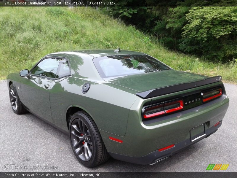 F8 Green / Black 2021 Dodge Challenger R/T Scat Pack Shaker