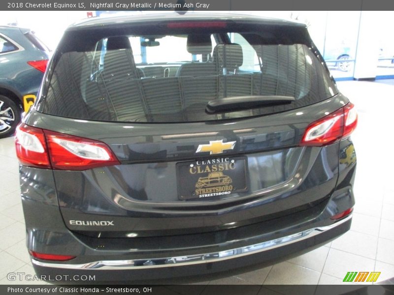 Nightfall Gray Metallic / Medium Ash Gray 2018 Chevrolet Equinox LS