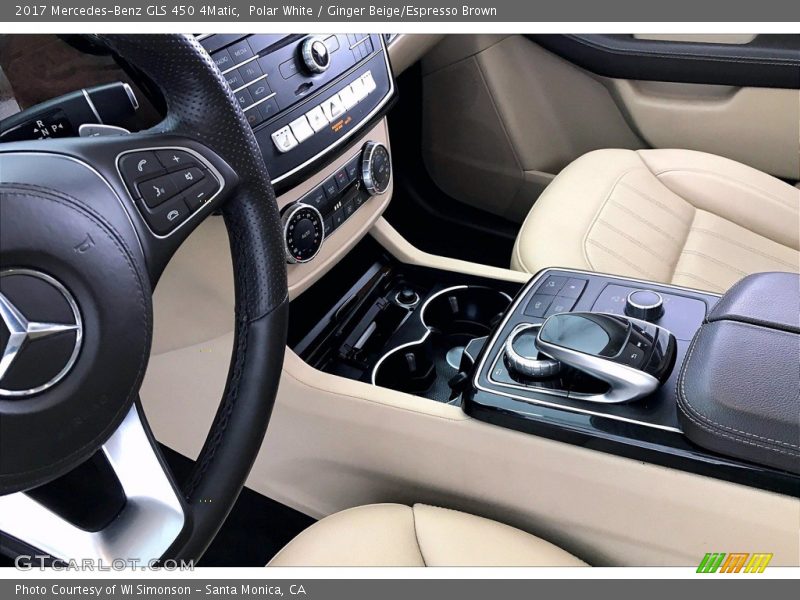 Polar White / Ginger Beige/Espresso Brown 2017 Mercedes-Benz GLS 450 4Matic