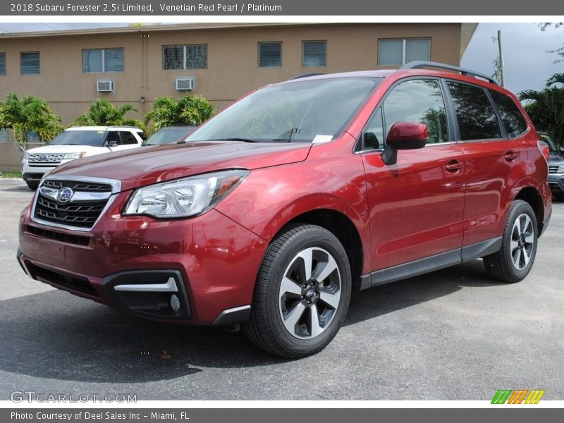 Front 3/4 View of 2018 Forester 2.5i Limited