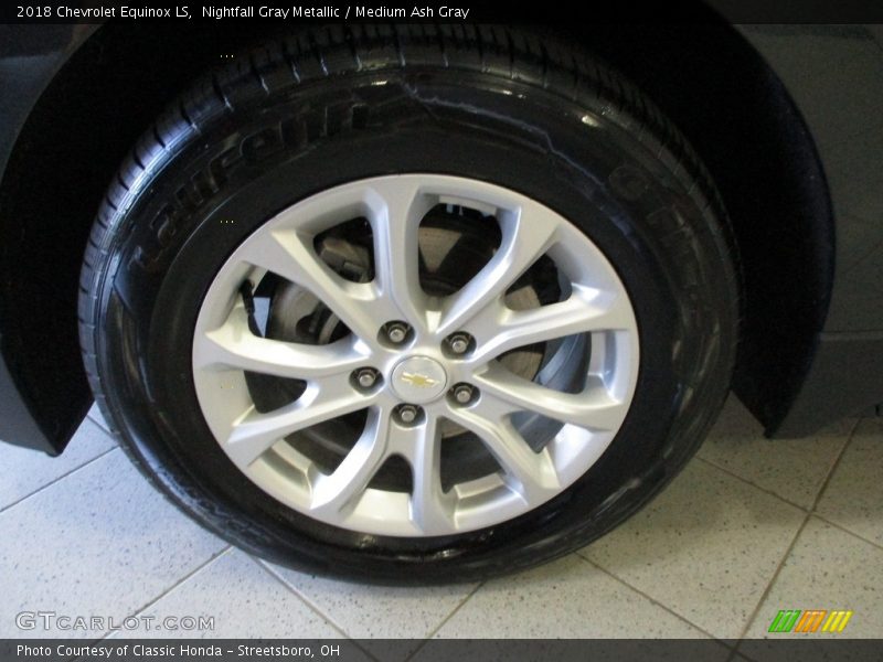 Nightfall Gray Metallic / Medium Ash Gray 2018 Chevrolet Equinox LS