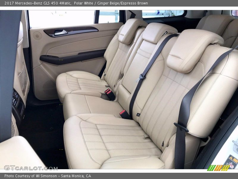 Polar White / Ginger Beige/Espresso Brown 2017 Mercedes-Benz GLS 450 4Matic