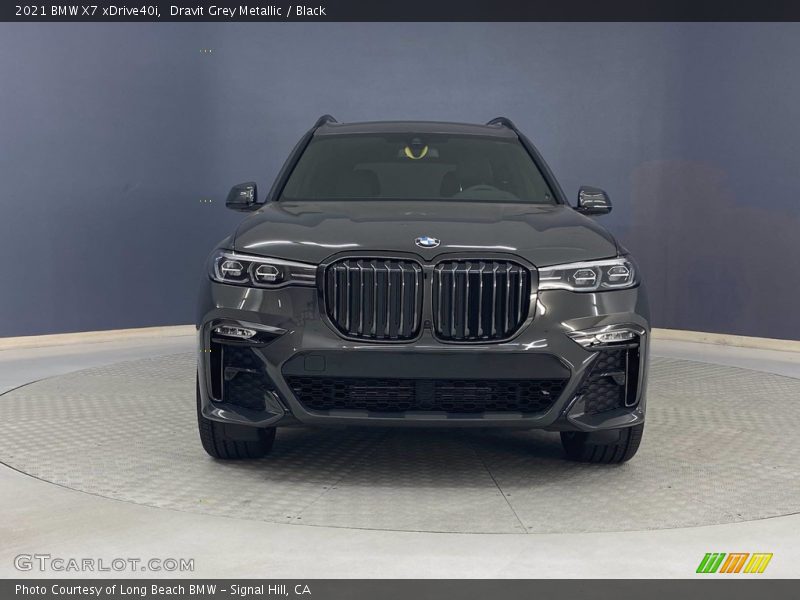 Dravit Grey Metallic / Black 2021 BMW X7 xDrive40i