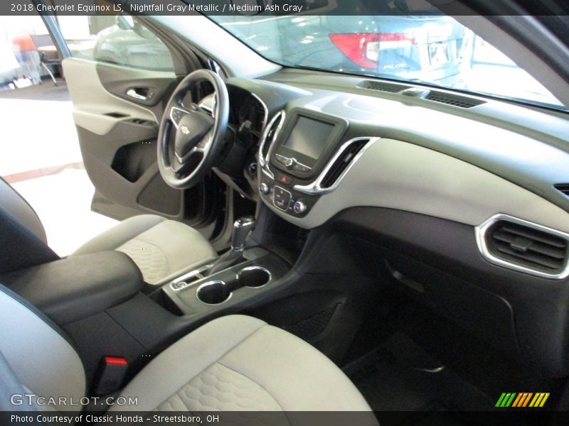 Nightfall Gray Metallic / Medium Ash Gray 2018 Chevrolet Equinox LS