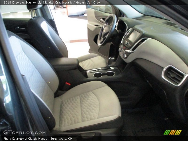 Nightfall Gray Metallic / Medium Ash Gray 2018 Chevrolet Equinox LS