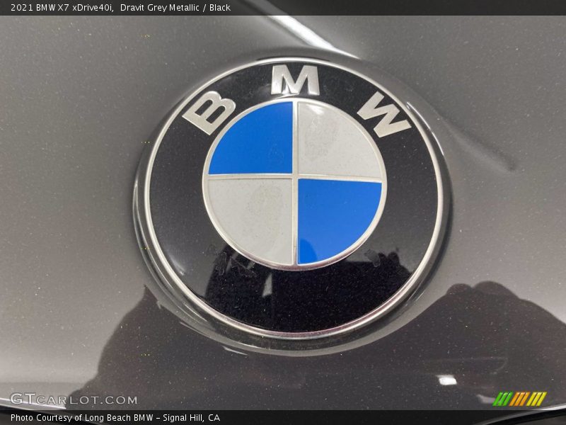 Dravit Grey Metallic / Black 2021 BMW X7 xDrive40i