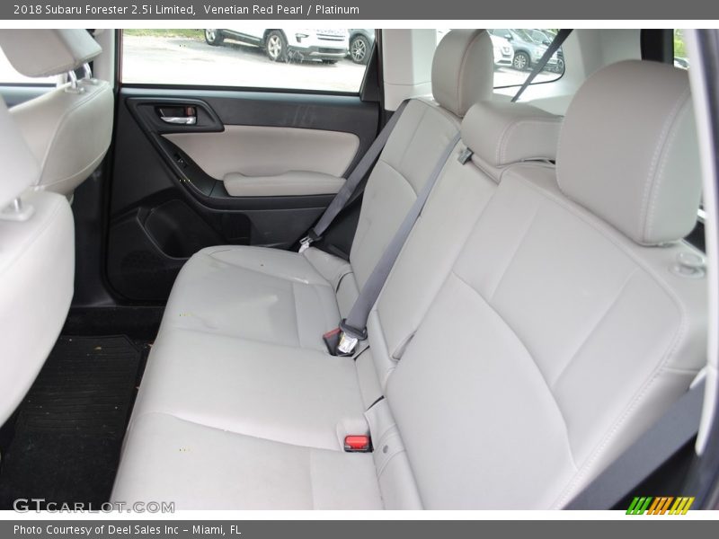 Rear Seat of 2018 Forester 2.5i Limited