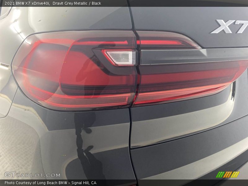 Dravit Grey Metallic / Black 2021 BMW X7 xDrive40i