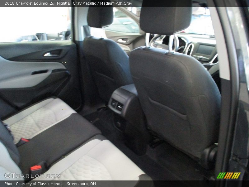 Nightfall Gray Metallic / Medium Ash Gray 2018 Chevrolet Equinox LS
