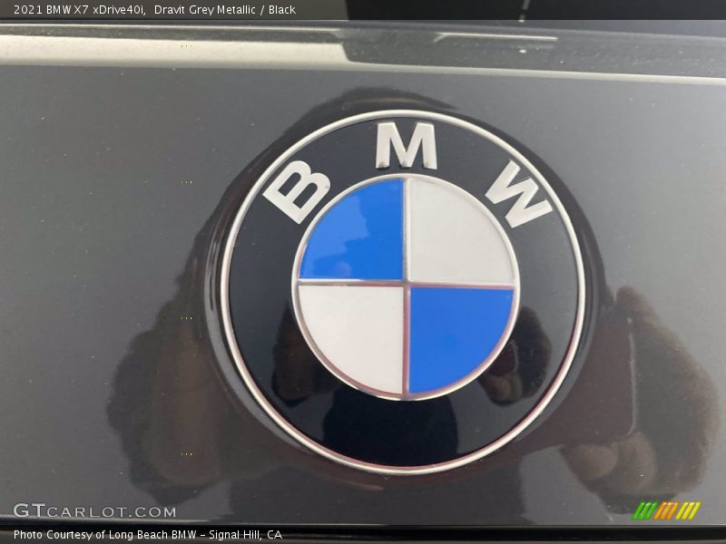 Dravit Grey Metallic / Black 2021 BMW X7 xDrive40i