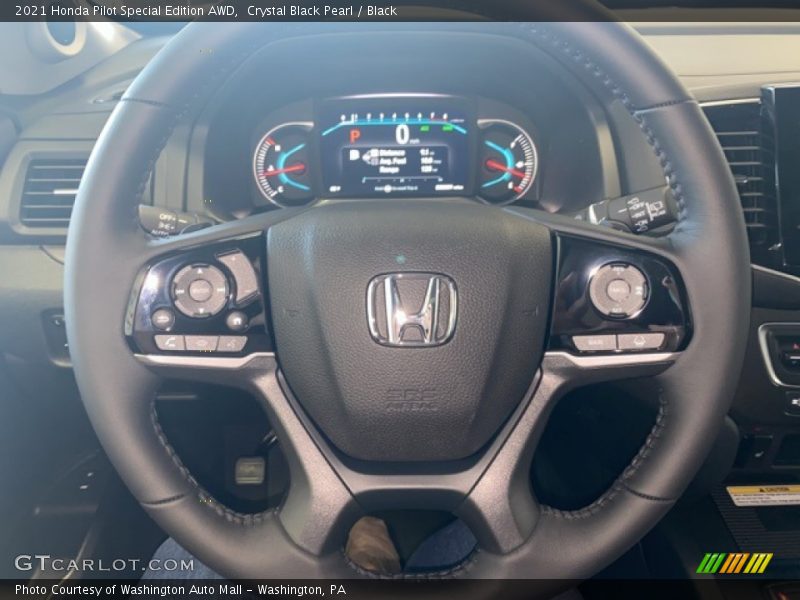 Crystal Black Pearl / Black 2021 Honda Pilot Special Edition AWD