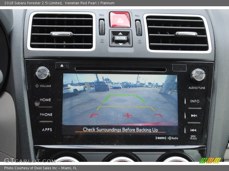 Venetian Red Pearl / Platinum 2018 Subaru Forester 2.5i Limited