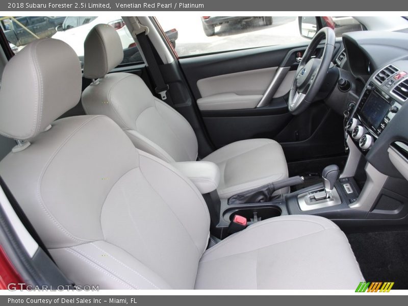 Venetian Red Pearl / Platinum 2018 Subaru Forester 2.5i Limited