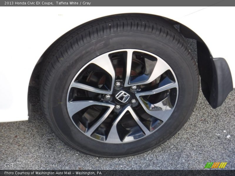 Taffeta White / Gray 2013 Honda Civic EX Coupe