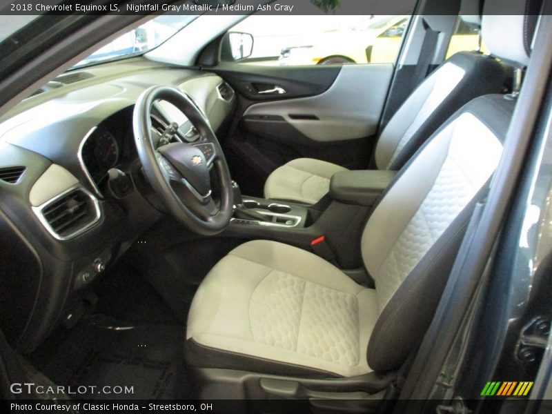 Nightfall Gray Metallic / Medium Ash Gray 2018 Chevrolet Equinox LS