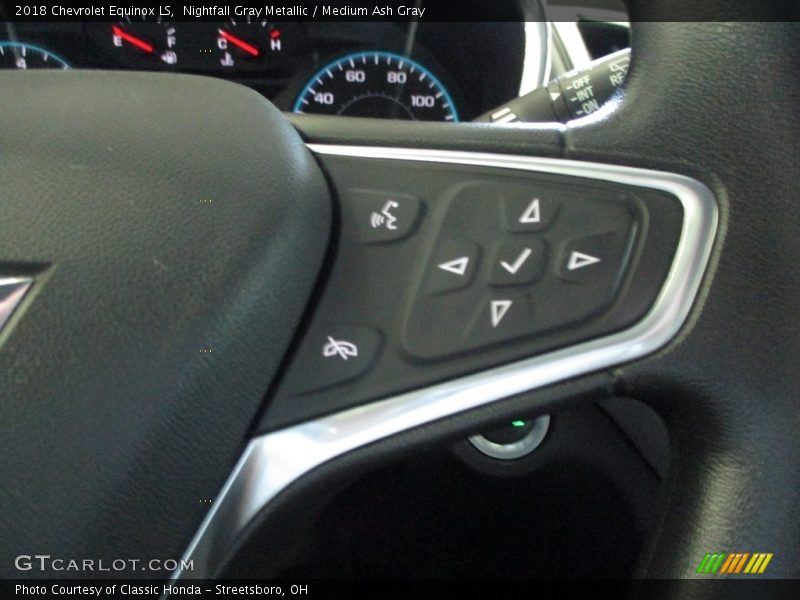 Nightfall Gray Metallic / Medium Ash Gray 2018 Chevrolet Equinox LS