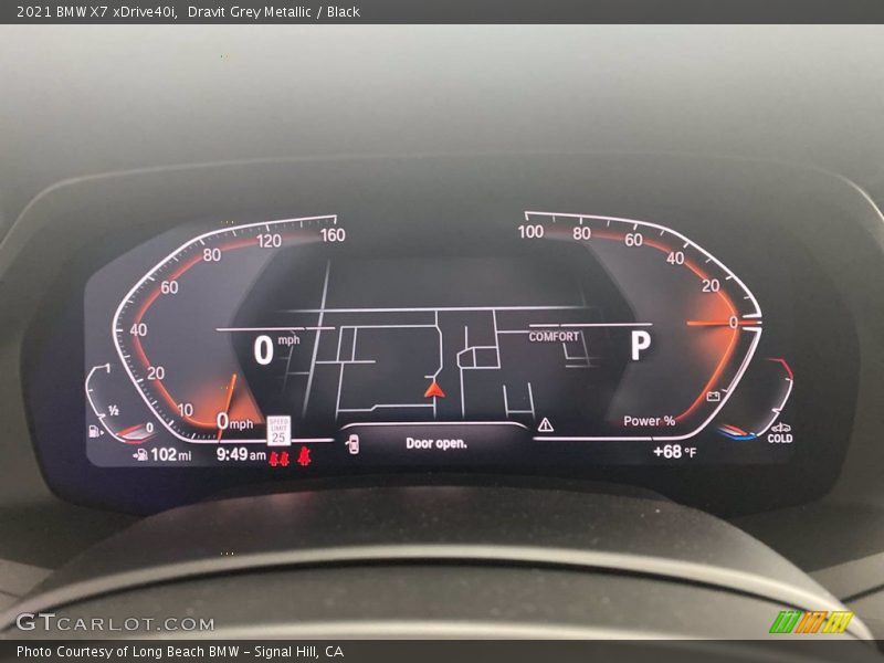 Dravit Grey Metallic / Black 2021 BMW X7 xDrive40i