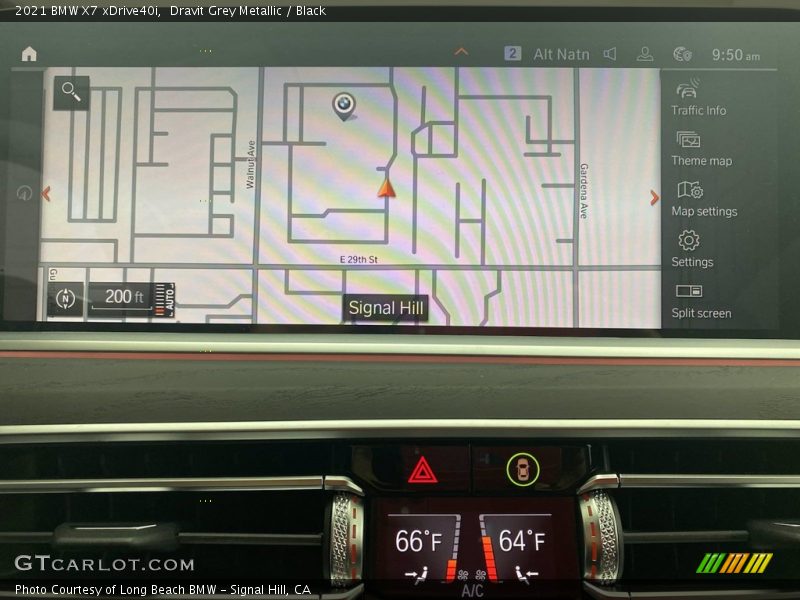 Dravit Grey Metallic / Black 2021 BMW X7 xDrive40i