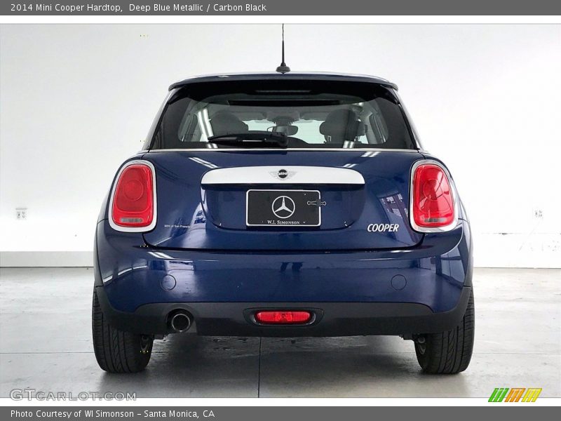 Deep Blue Metallic / Carbon Black 2014 Mini Cooper Hardtop