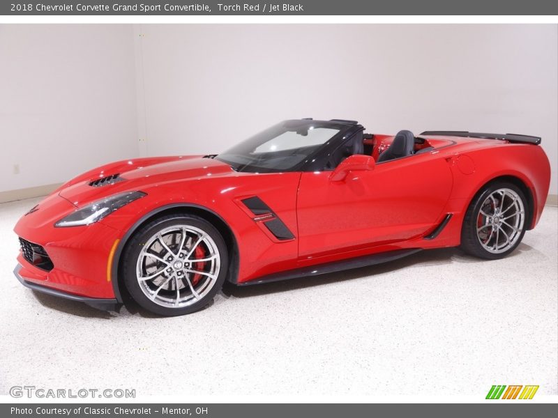 Torch Red / Jet Black 2018 Chevrolet Corvette Grand Sport Convertible