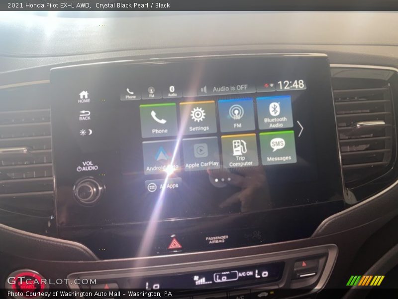 Crystal Black Pearl / Black 2021 Honda Pilot EX-L AWD
