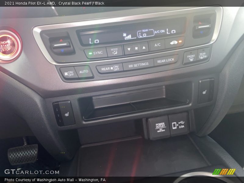Crystal Black Pearl / Black 2021 Honda Pilot EX-L AWD