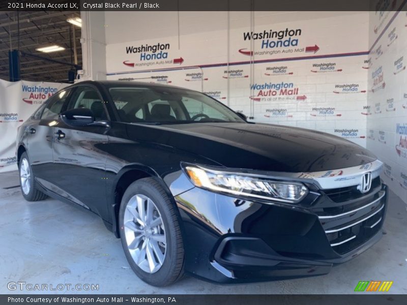 Crystal Black Pearl / Black 2021 Honda Accord LX