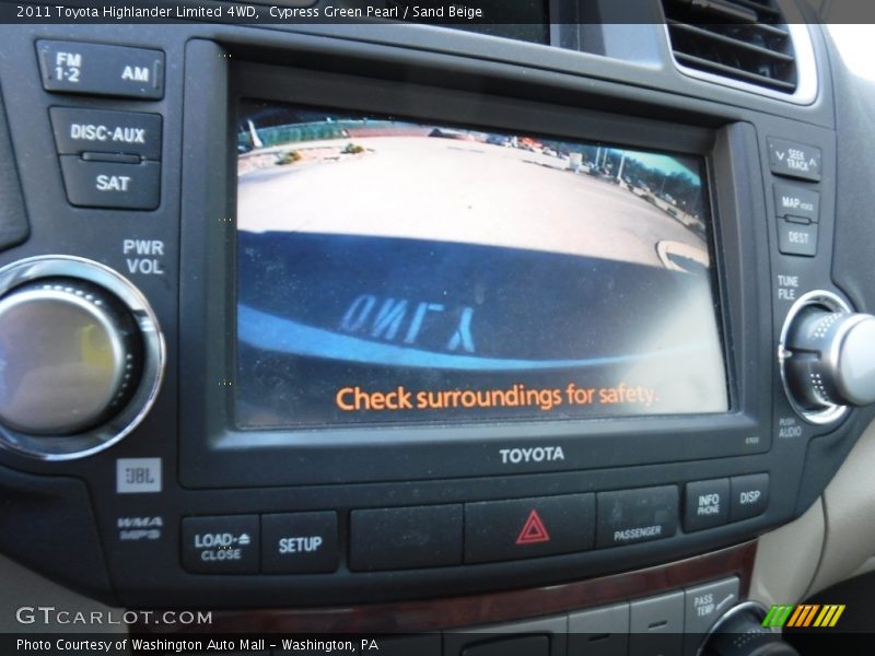 Cypress Green Pearl / Sand Beige 2011 Toyota Highlander Limited 4WD