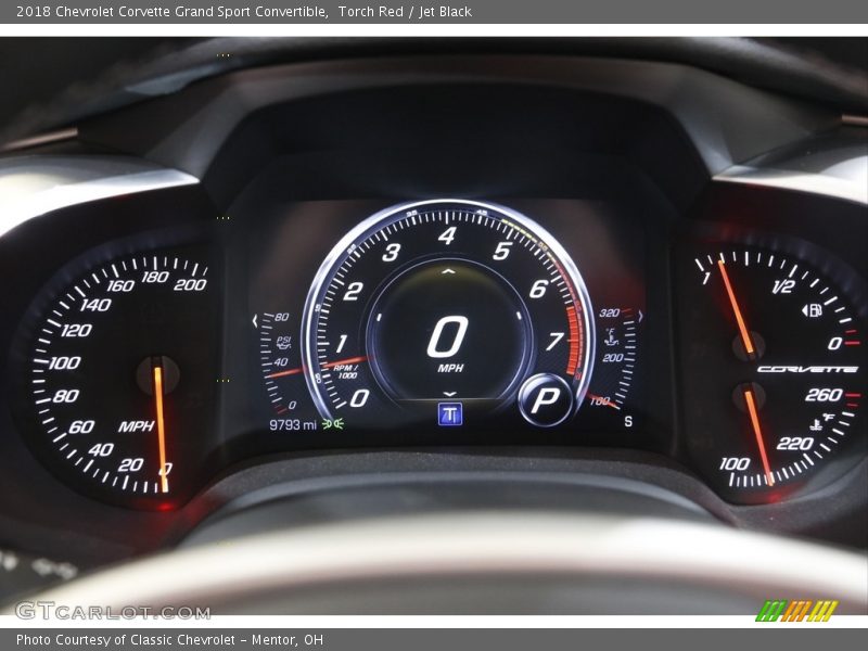 Torch Red / Jet Black 2018 Chevrolet Corvette Grand Sport Convertible