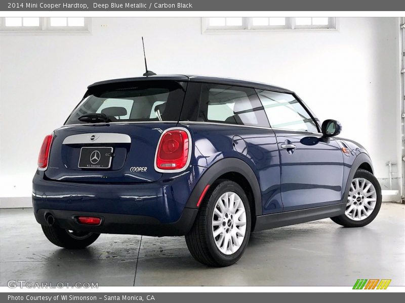 Deep Blue Metallic / Carbon Black 2014 Mini Cooper Hardtop