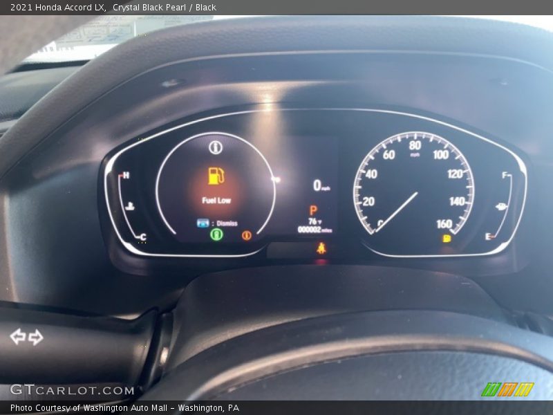Crystal Black Pearl / Black 2021 Honda Accord LX