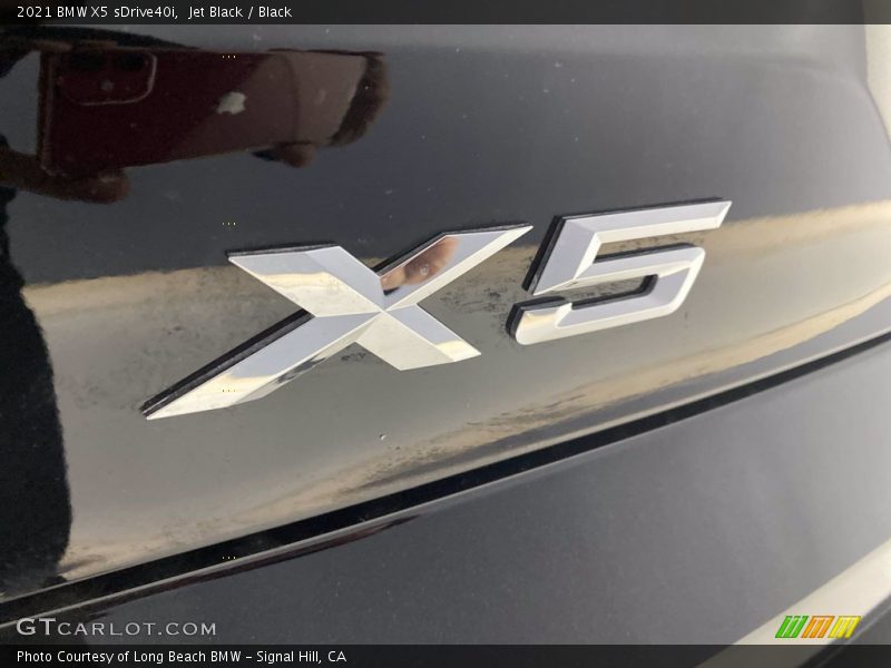 Jet Black / Black 2021 BMW X5 sDrive40i