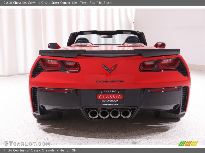 Torch Red / Jet Black 2018 Chevrolet Corvette Grand Sport Convertible