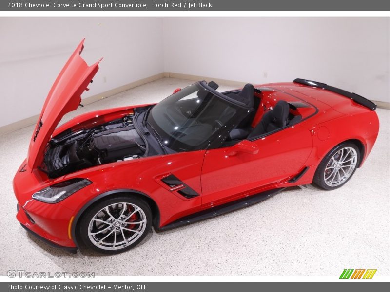 Torch Red / Jet Black 2018 Chevrolet Corvette Grand Sport Convertible