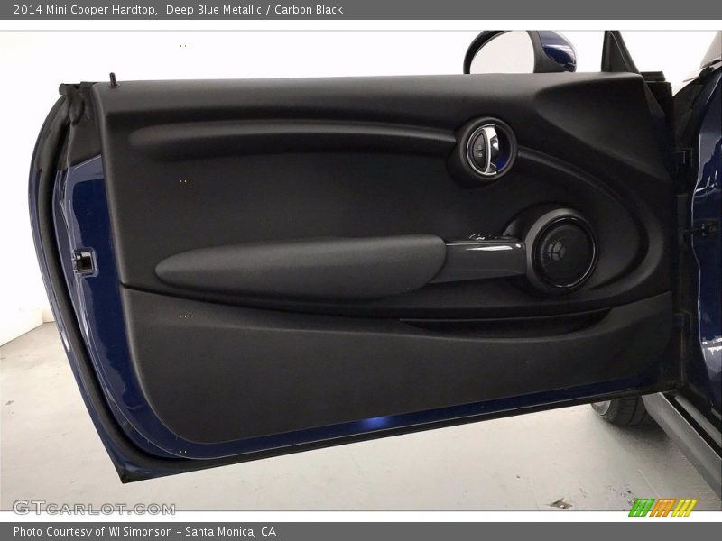 Deep Blue Metallic / Carbon Black 2014 Mini Cooper Hardtop