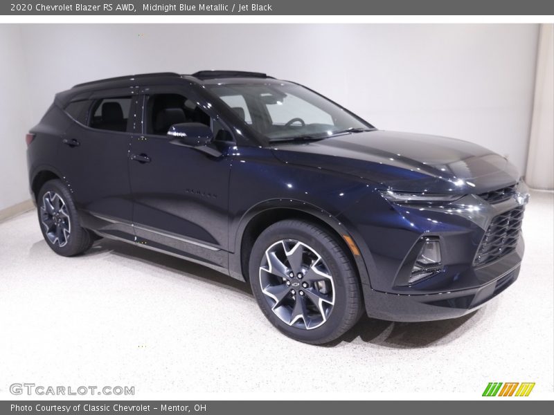 Midnight Blue Metallic / Jet Black 2020 Chevrolet Blazer RS AWD