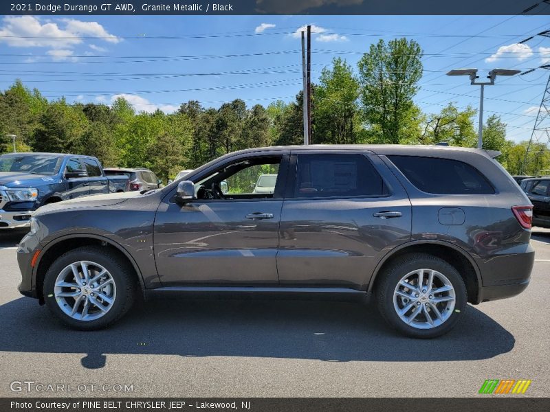 Granite Metallic / Black 2021 Dodge Durango GT AWD