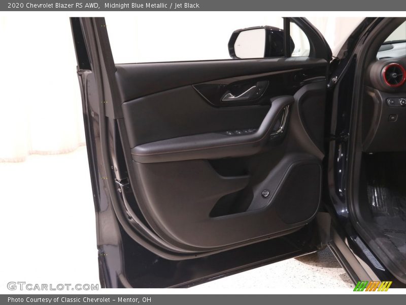 Midnight Blue Metallic / Jet Black 2020 Chevrolet Blazer RS AWD