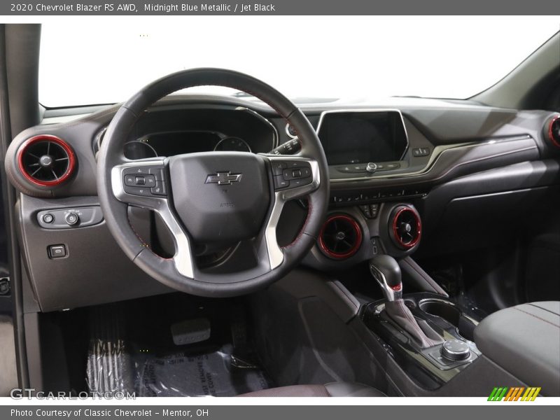 Midnight Blue Metallic / Jet Black 2020 Chevrolet Blazer RS AWD