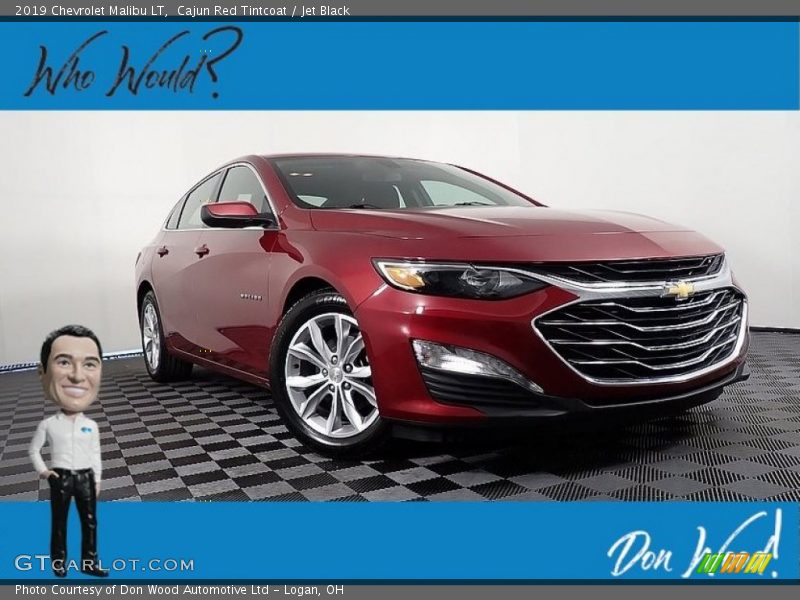 Cajun Red Tintcoat / Jet Black 2019 Chevrolet Malibu LT