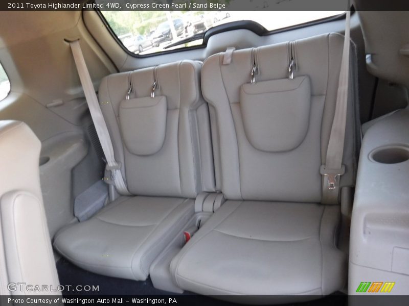 Cypress Green Pearl / Sand Beige 2011 Toyota Highlander Limited 4WD