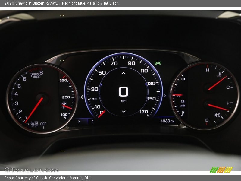 Midnight Blue Metallic / Jet Black 2020 Chevrolet Blazer RS AWD
