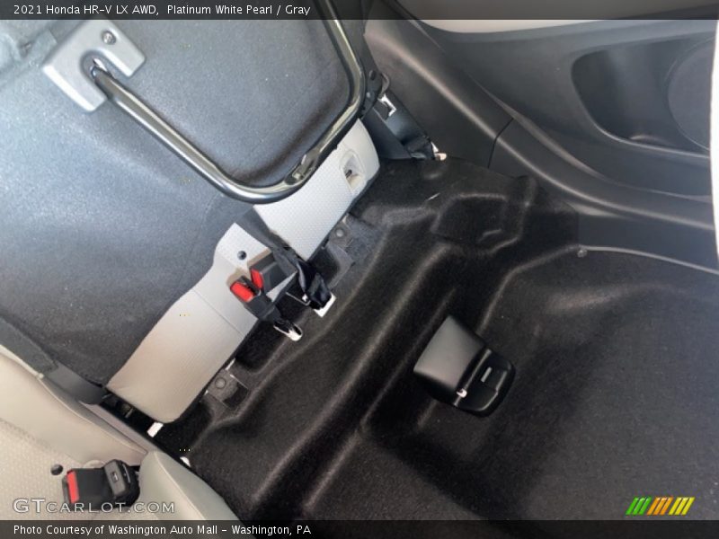 Platinum White Pearl / Gray 2021 Honda HR-V LX AWD