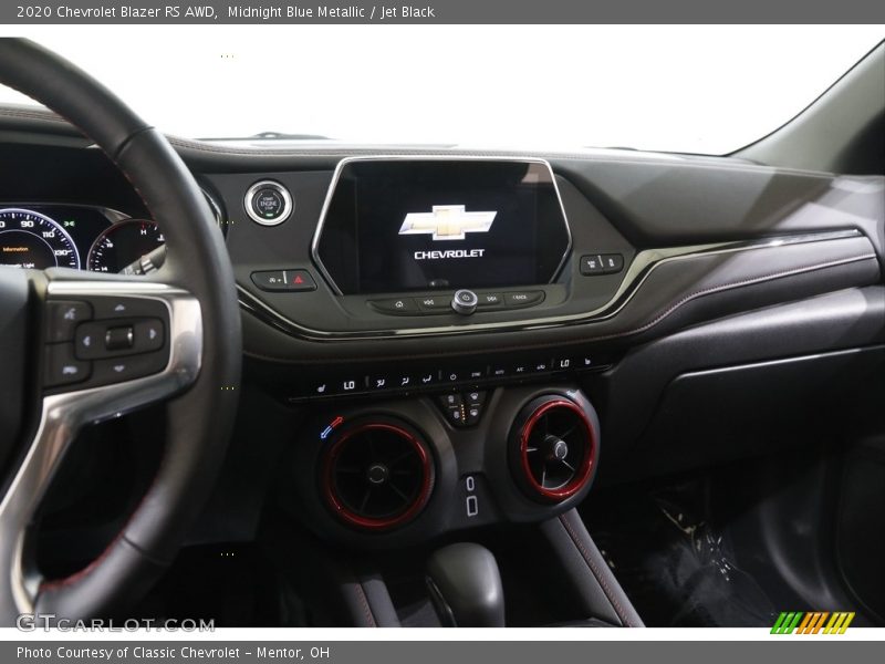 Midnight Blue Metallic / Jet Black 2020 Chevrolet Blazer RS AWD