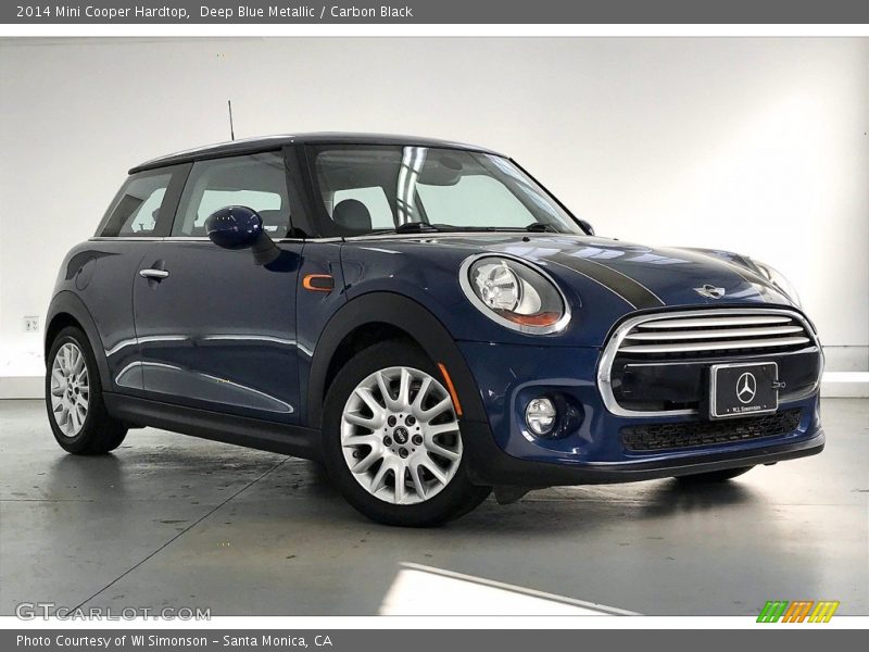 Deep Blue Metallic / Carbon Black 2014 Mini Cooper Hardtop