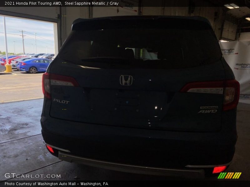 Steel Sapphire Metallic / Gray 2021 Honda Pilot Touring AWD