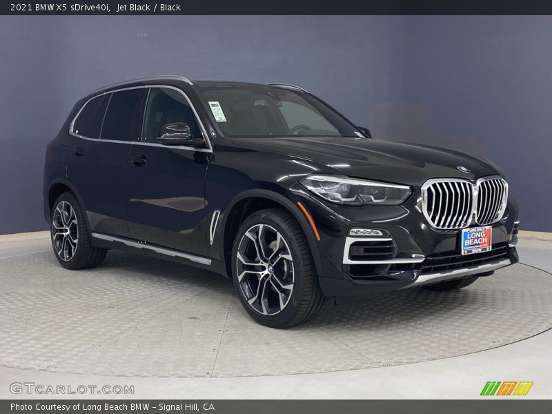 Jet Black / Black 2021 BMW X5 sDrive40i