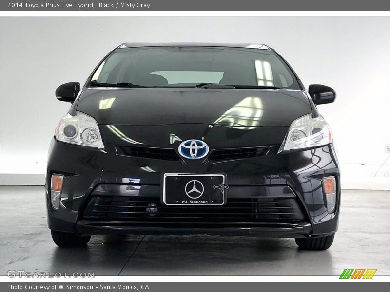 Black / Misty Gray 2014 Toyota Prius Five Hybrid