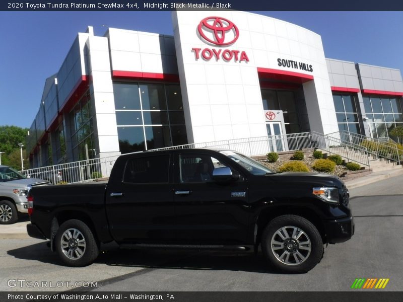 Midnight Black Metallic / Black 2020 Toyota Tundra Platinum CrewMax 4x4